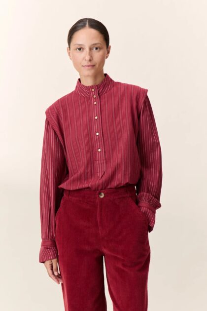 BLOUSE CRISTO STRP LEON & HARPER