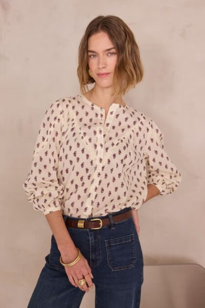 BLOUSE À IMPRIMÉ MAISON 123
