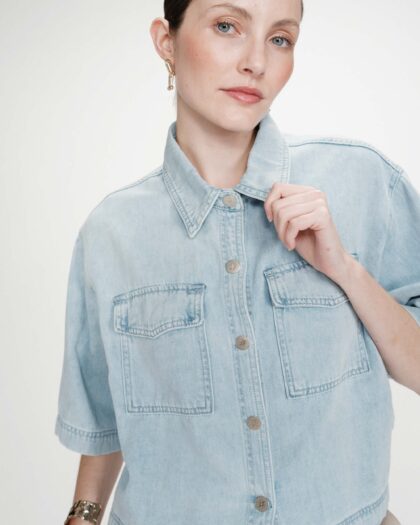 CHEMISE OVERSIZE EN DENIM GRACE & MILA