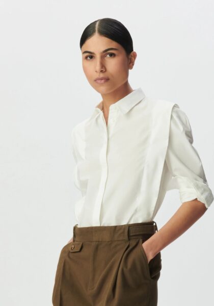 CHEMISE BLANCHE DÉCOUPES CÔTÉS IKKS