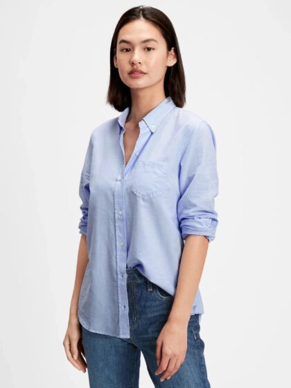 CHEMISE OXFORD BOYFRIEND GAP