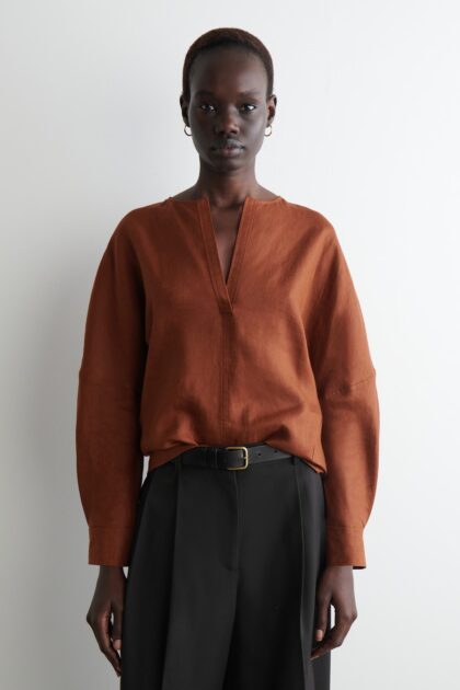 BLOUSE VOLUMINEUSE EN LIN COS