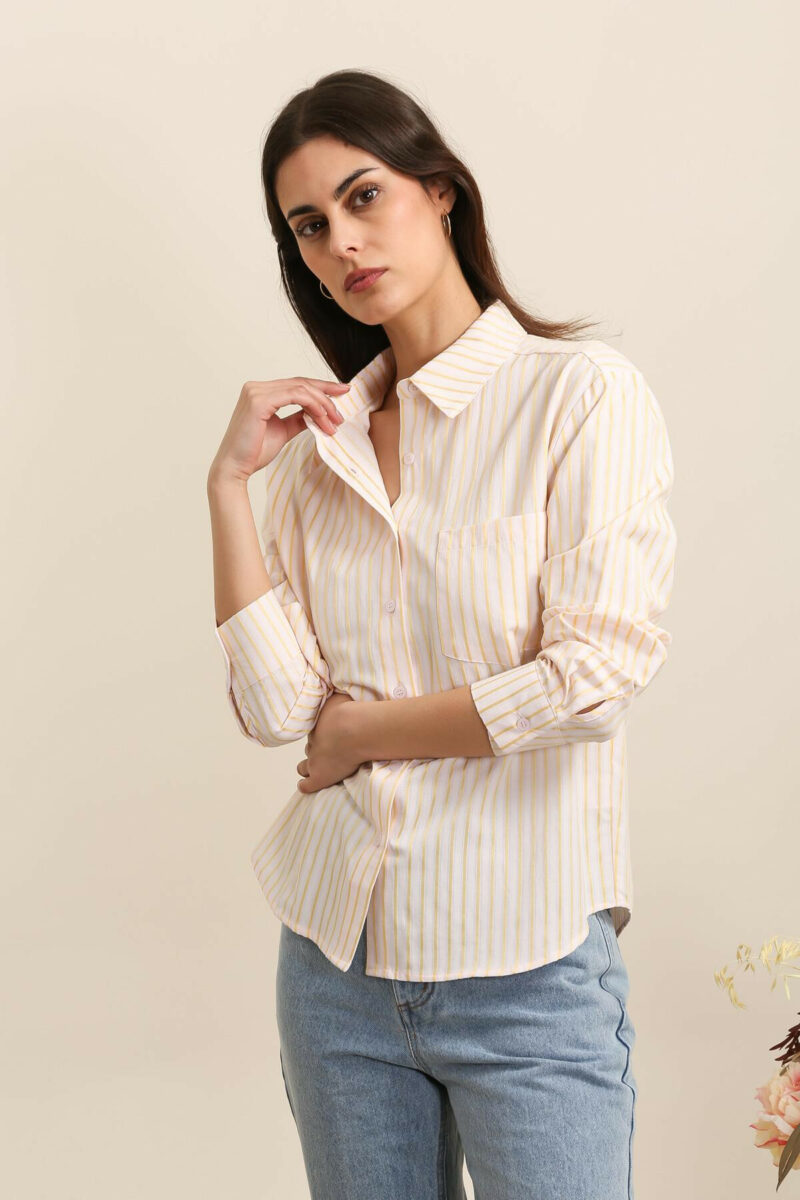 CHEMISE GROSSE RAYURES DAPHNEA – Image 2