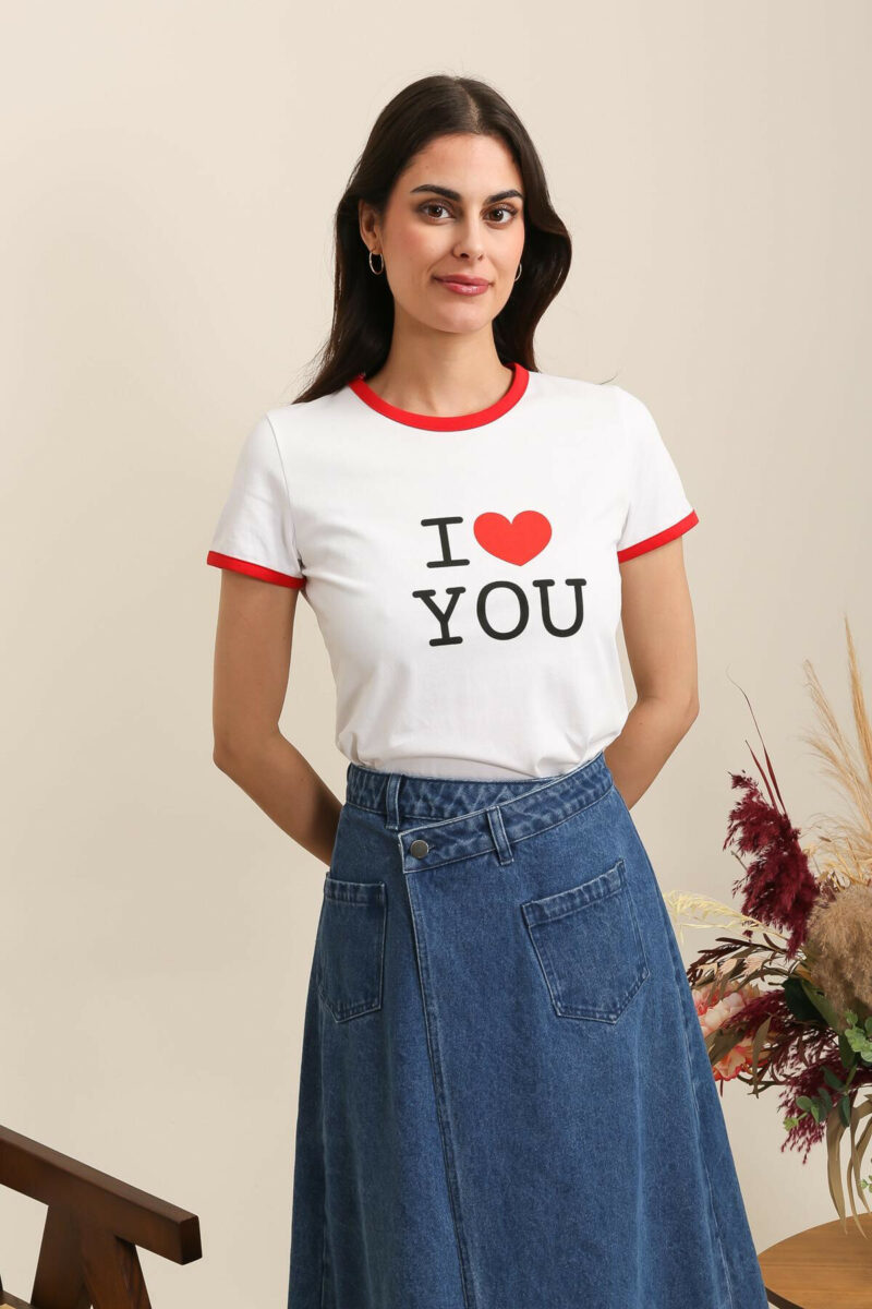 T-SHIRT "I ❤️ YOU" – Image 2