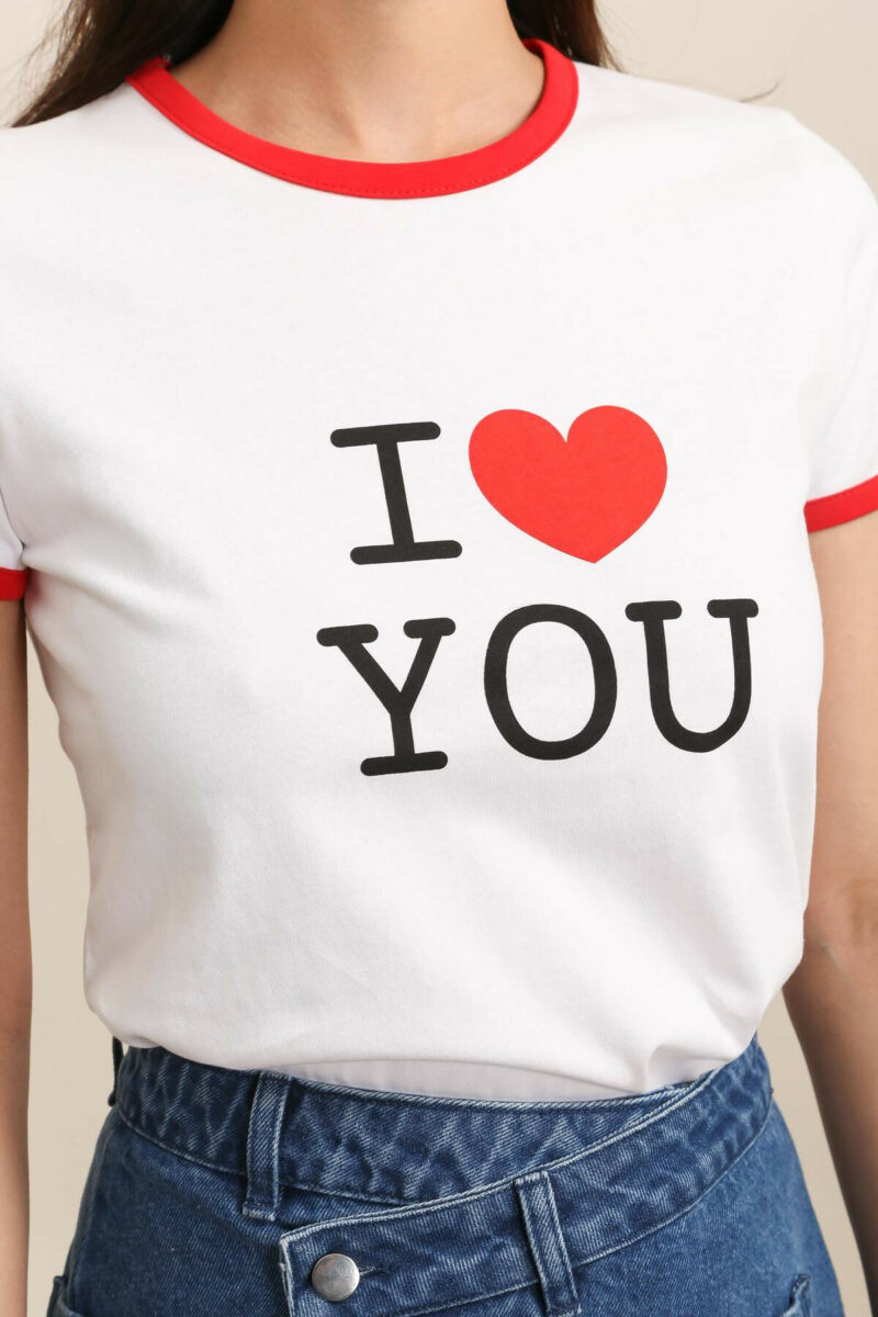 T-SHIRT "I ❤️ YOU" – Image 3