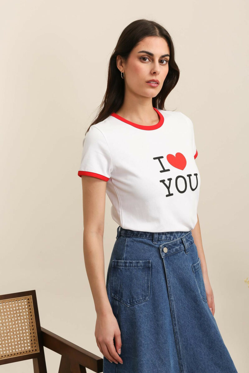 T-SHIRT "I ❤️ YOU" – Image 4