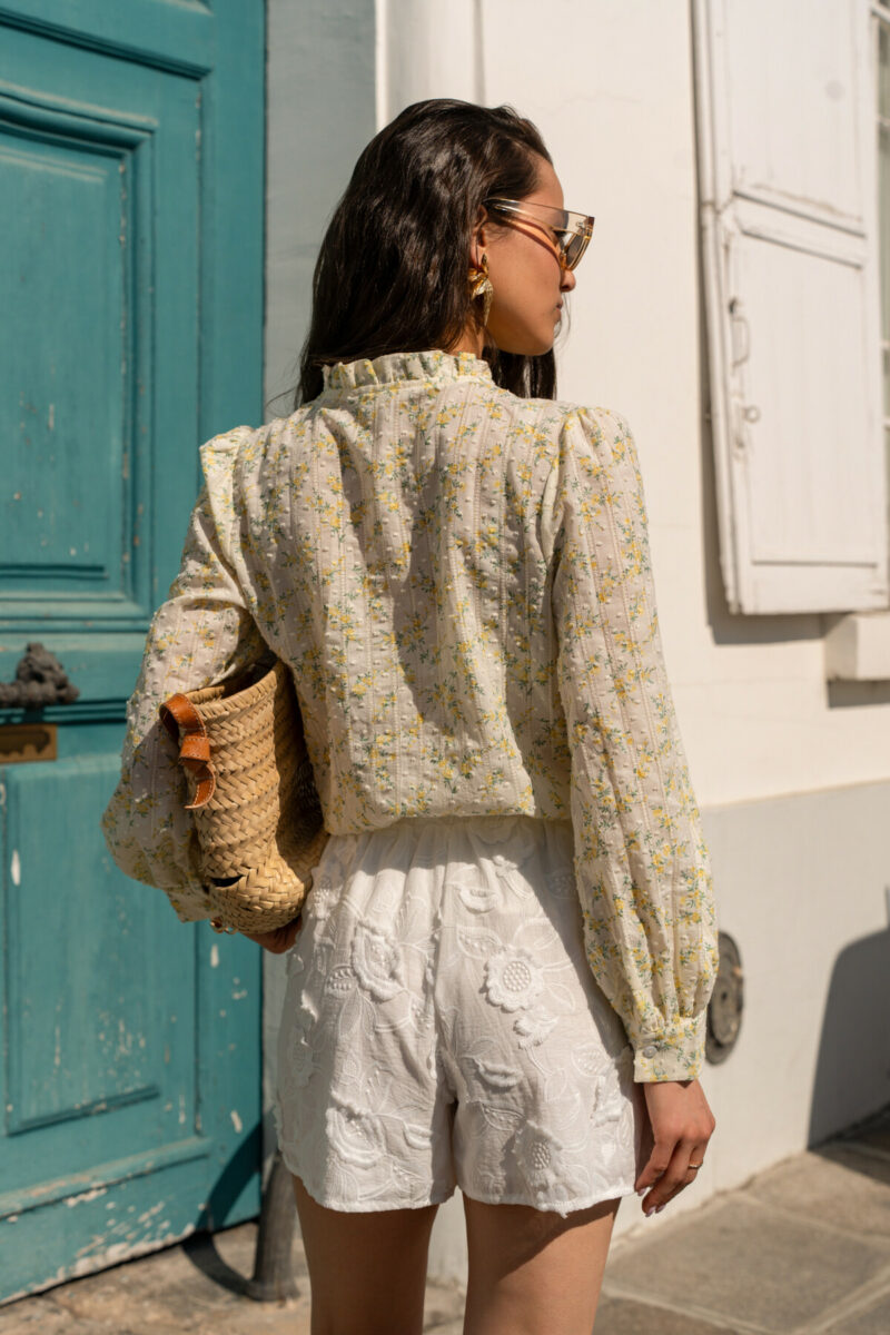 CHEMISE IMPRIMEE EN BRODERIE – Image 3