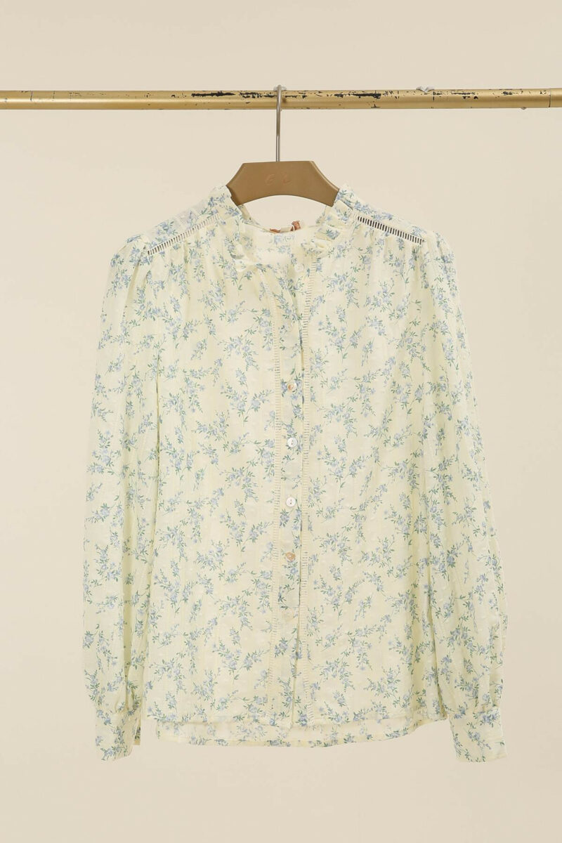 CHEMISE IMPRIMEE EN BRODERIE