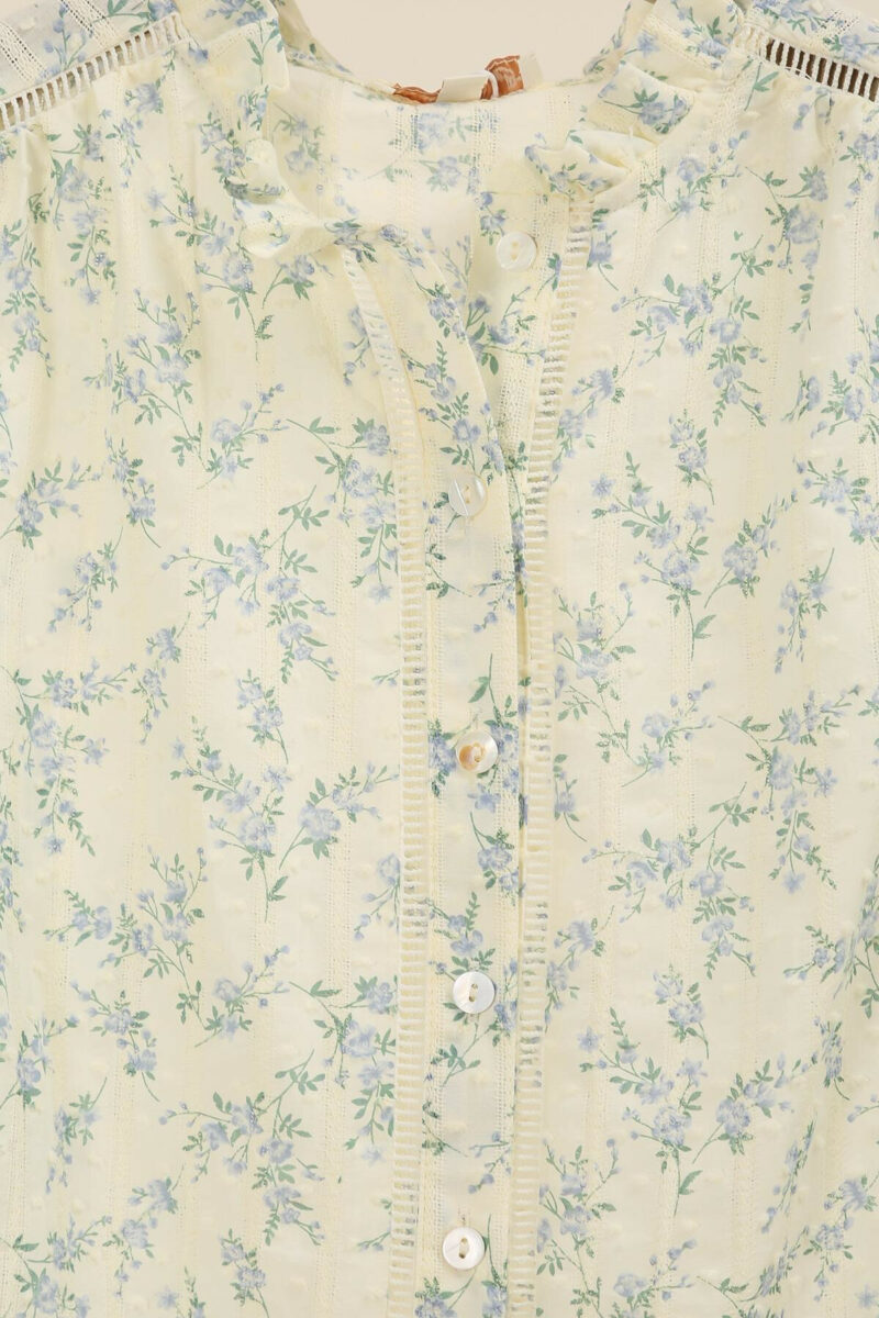 CHEMISE IMPRIMEE EN BRODERIE – Image 2