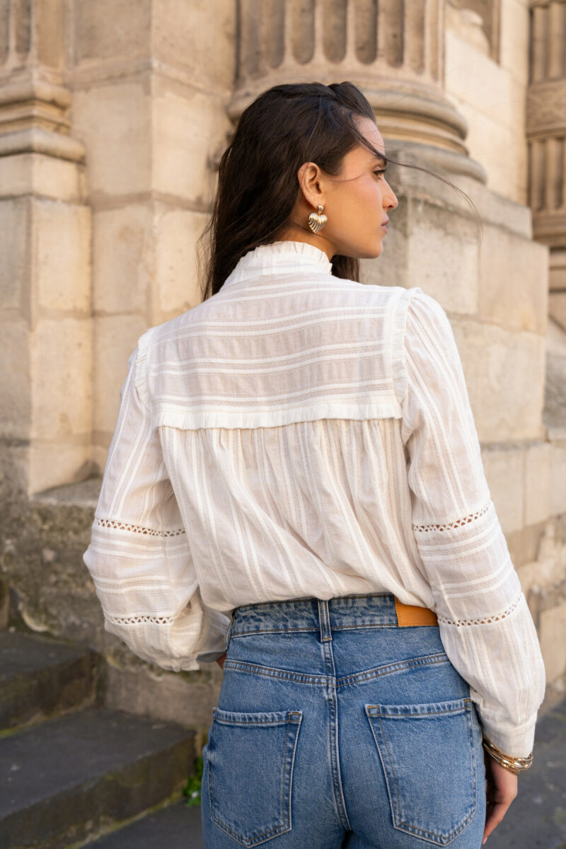 CHEMISE EN COTON BRODEE – Image 2