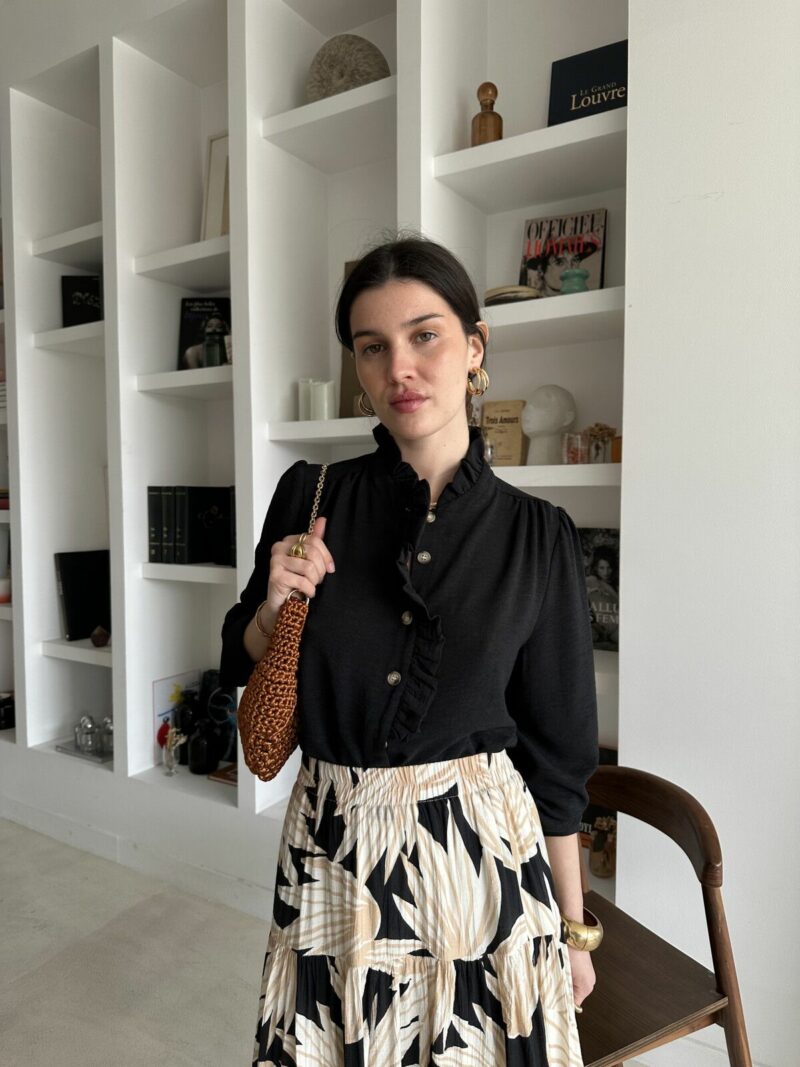 BLOUSE A COL VOLANTE – Image 2