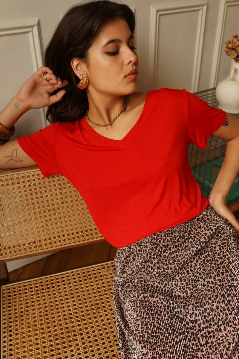 TOP DOUX COL V – Image 2