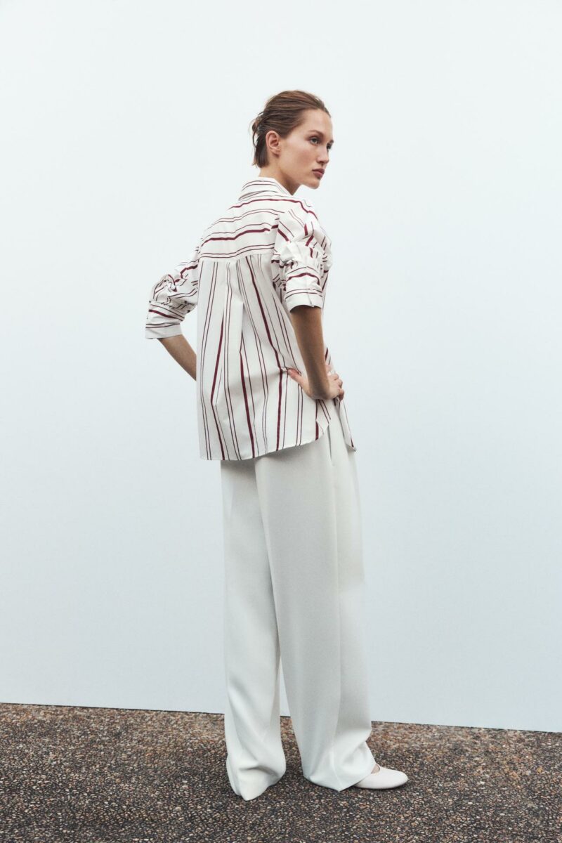 CHEMISE À RAYURES EN POPELINE – Image 3