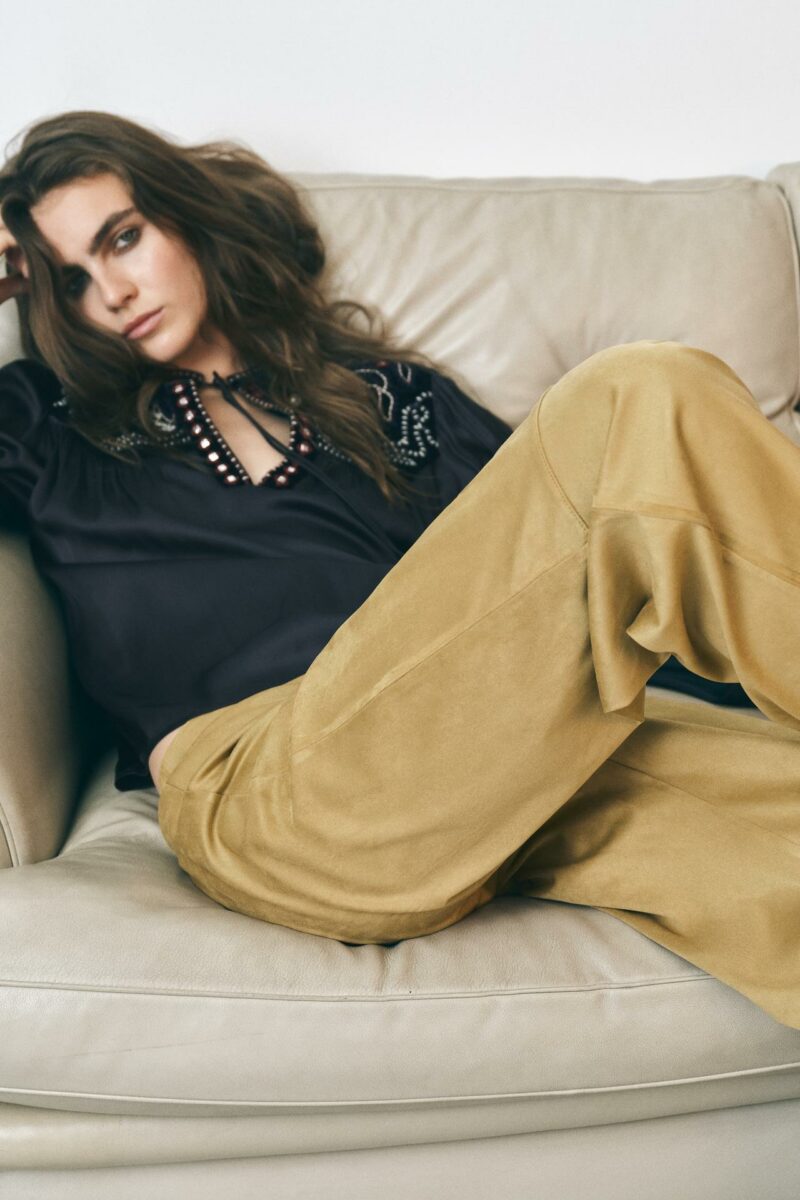 BLOUSE BIMATIÈRE EN VELOURS – Image 3