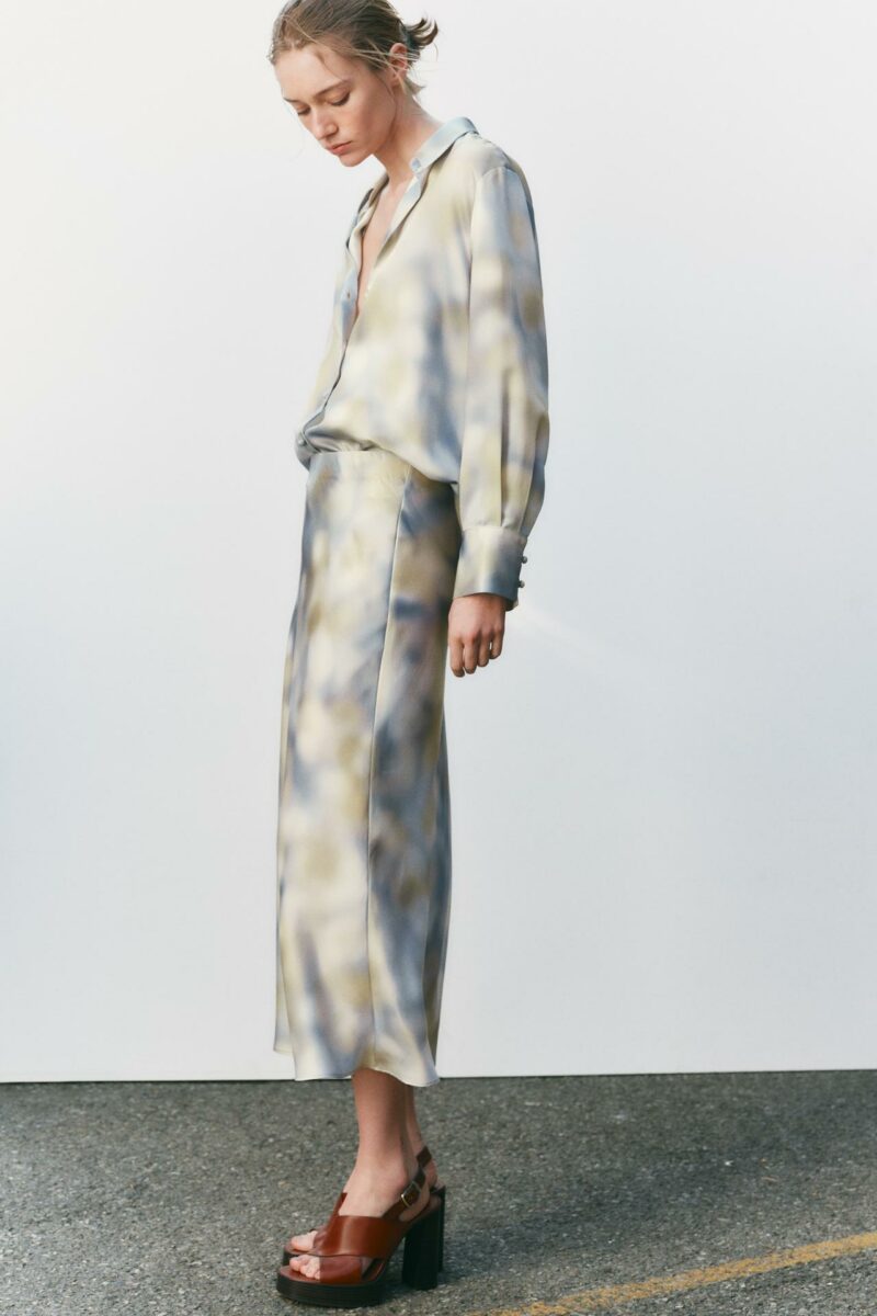 CHEMISE SATINÉE TIE & DYE – Image 3