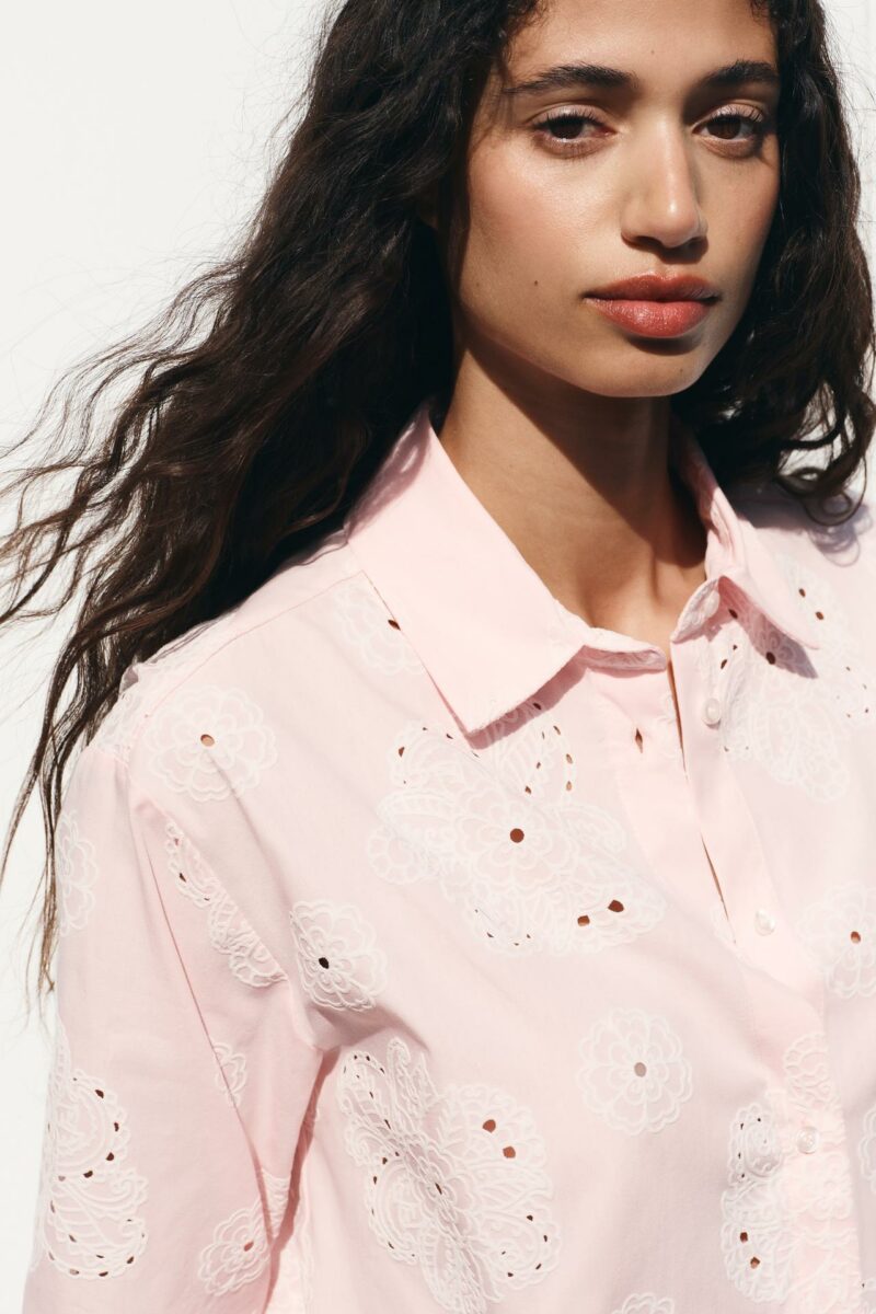 CHEMISE BRODERIES EFFET GOMME – Image 2