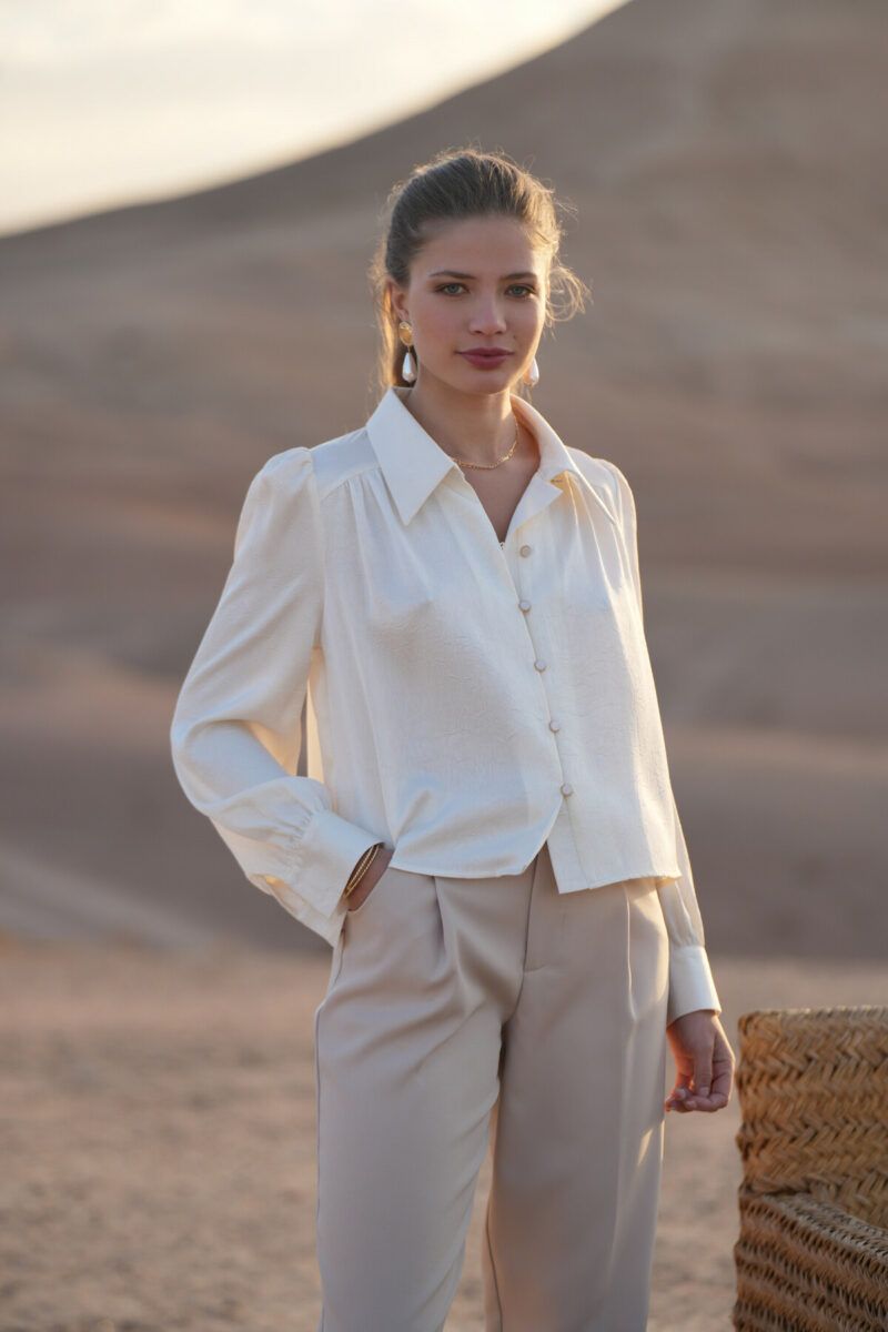 CHEMISIER SATINE