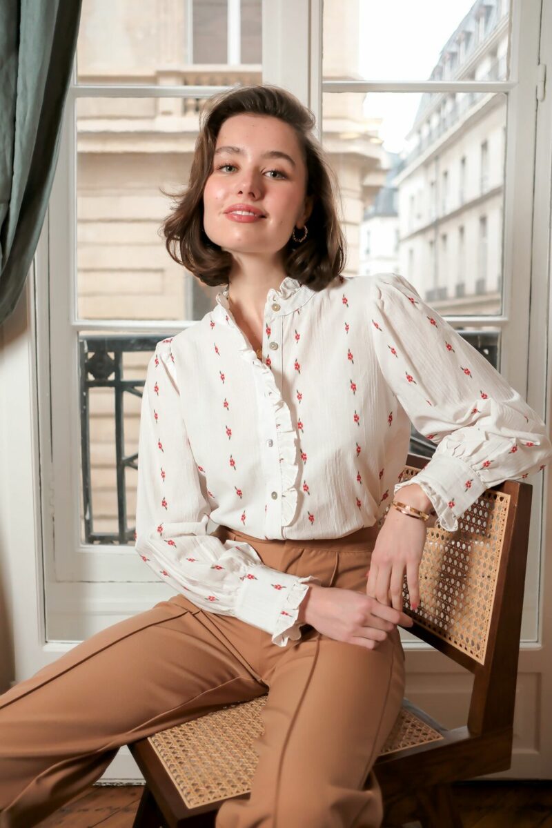 BLOUSE A PETITES FLEURS – Image 2
