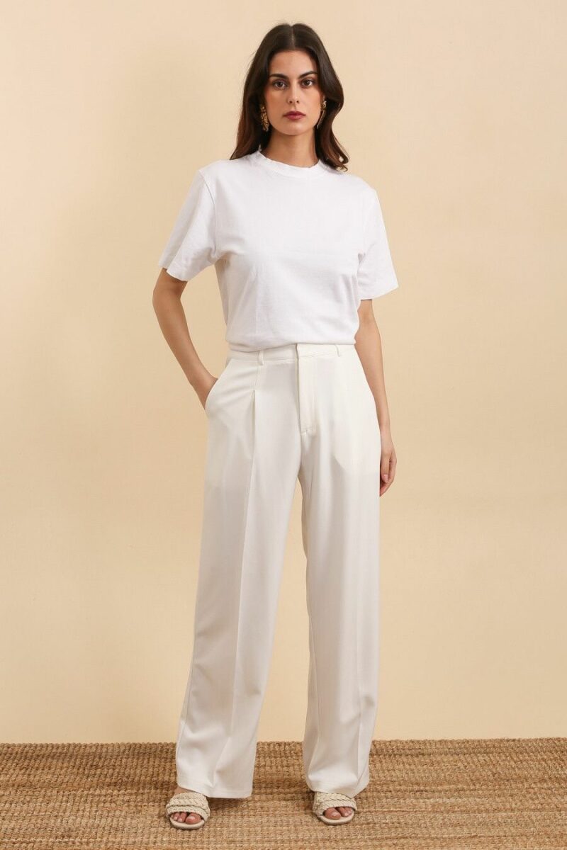 PANTALON LARGE A PINCES