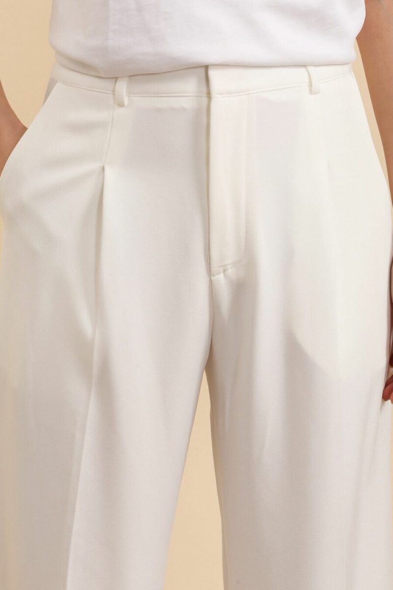 PANTALON LARGE A PINCES – Image 3