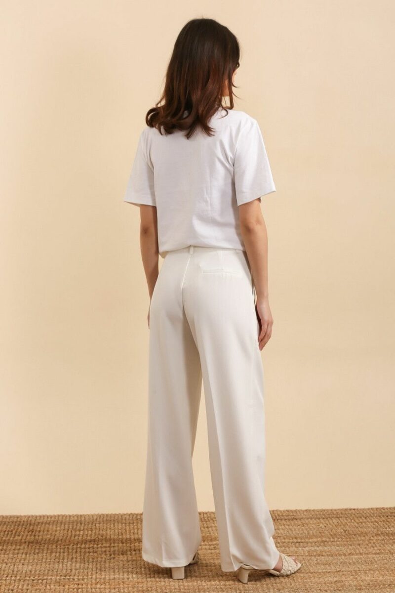 PANTALON LARGE A PINCES – Image 4