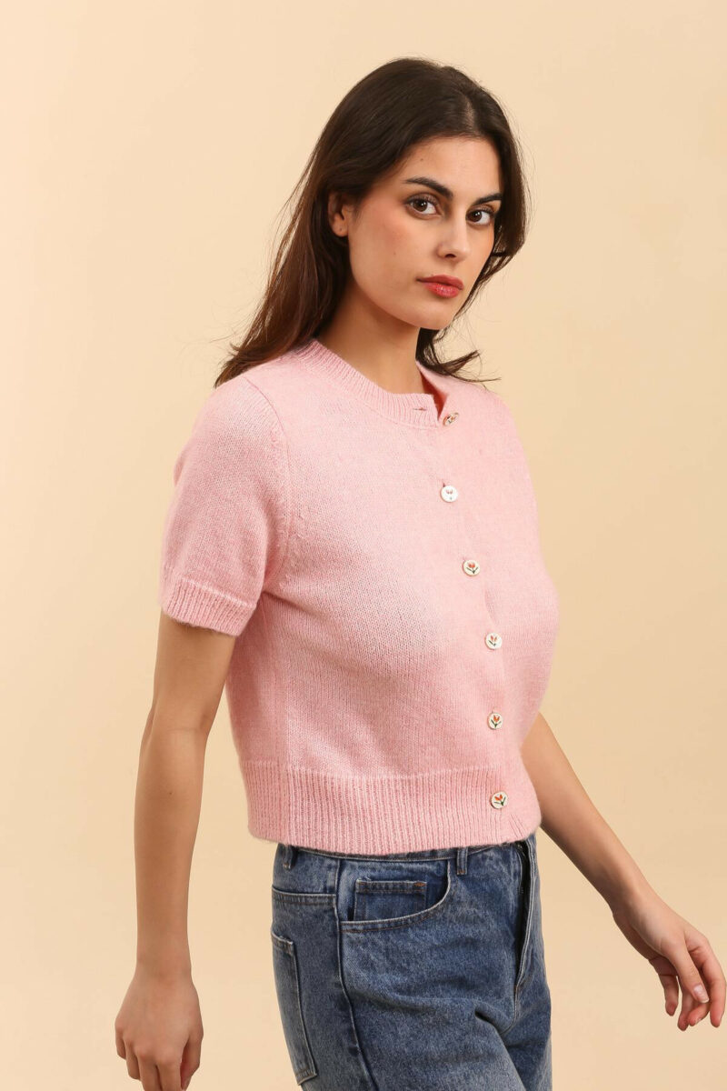 GILET EN MAILLE DAPHNEA – Image 3
