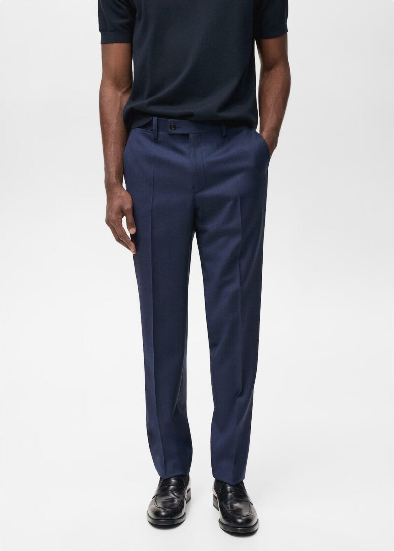 COSTUME ONE MORE® LAINE VIERGE BLEU COUPE AJUSTÉE – Image 2