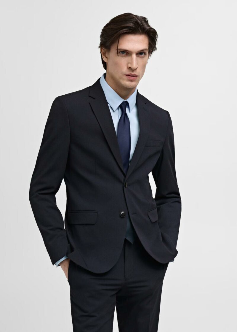 VESTE DE COSTUME ONE MORE® BLEU MARINE SLIM FIT – Image 2