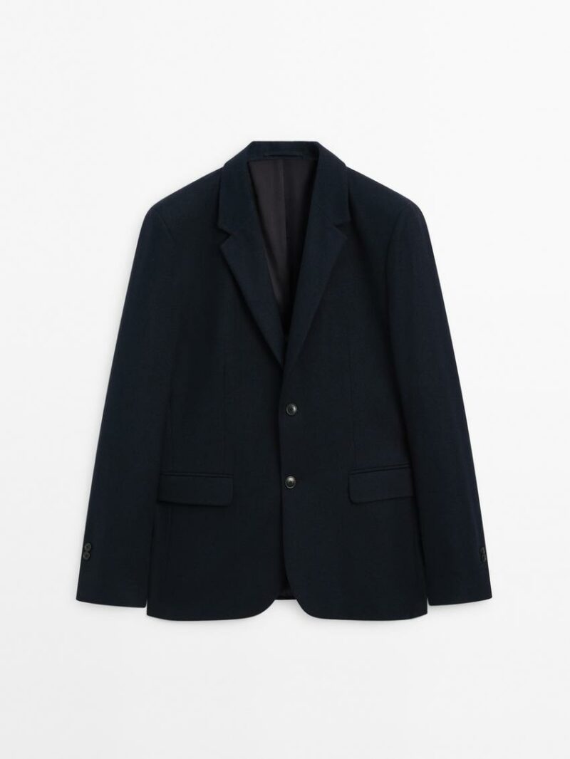 BLAZER EN LAINE MÉLANGÉE – Image 3