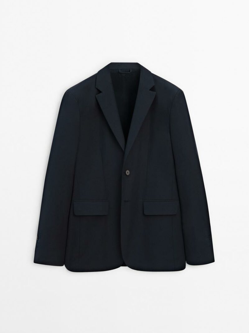 BLAZER COTON MICROSERGÉ GRATTÉ – Image 3