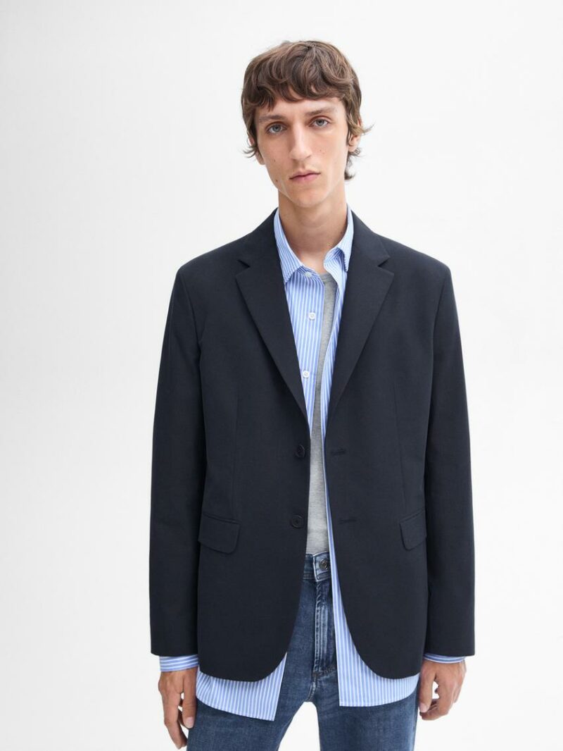 BLAZER COTON MICROSERGÉ GRATTÉ