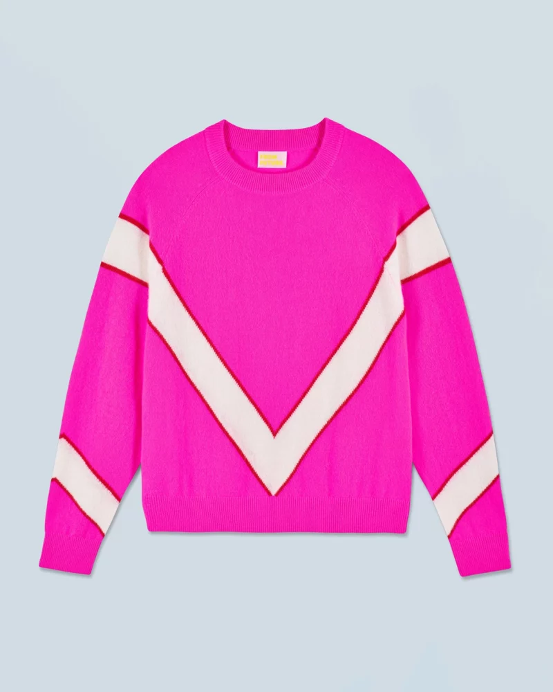 PULL COL ROND UTOPIC PINK – Image 2