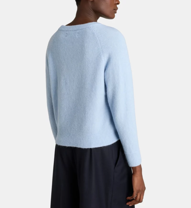 PULL COURT AMPLE EN LAINE ET ALPAGA – Image 2