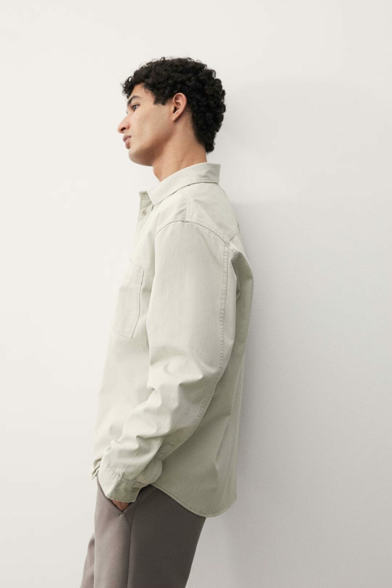 SURCHEMISE REGULAR FIT EN TWILL – Image 2