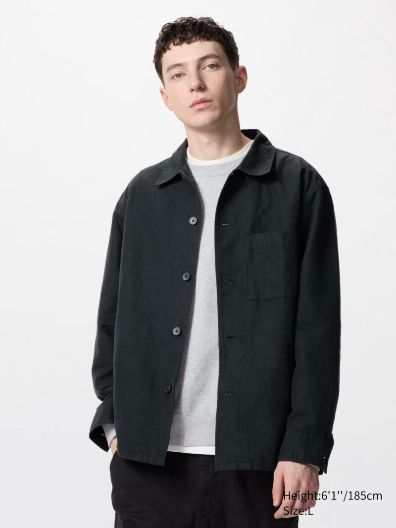 SURCHEMISE UNIQLO EN LIN MELANGE