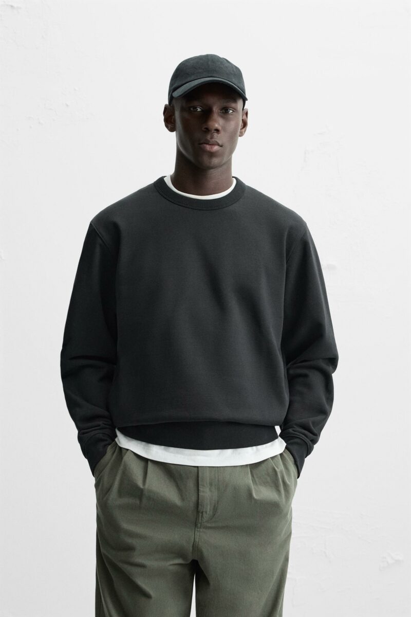 SWEAT COL ROND