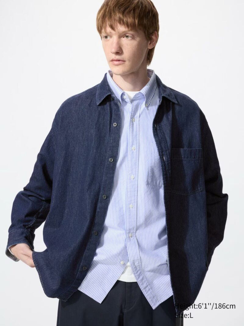 SURCHEMISE UNIQLO EN DENIM