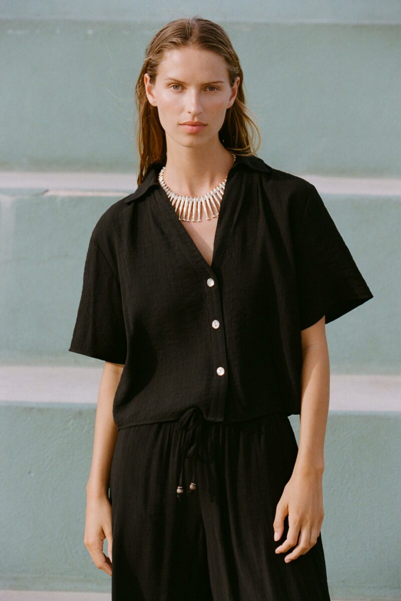 CHEMISE À MANCHES COURTES