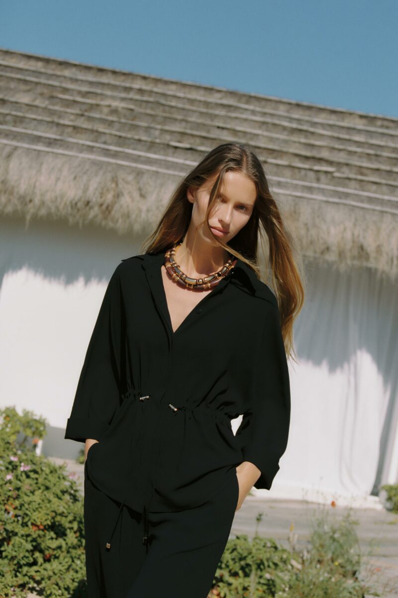 CHEMISE KIMONO FRONCÉE – Image 2