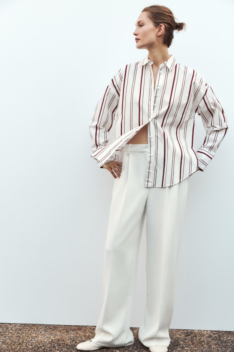 CHEMISE À RAYURES EN POPELINE – Image 2