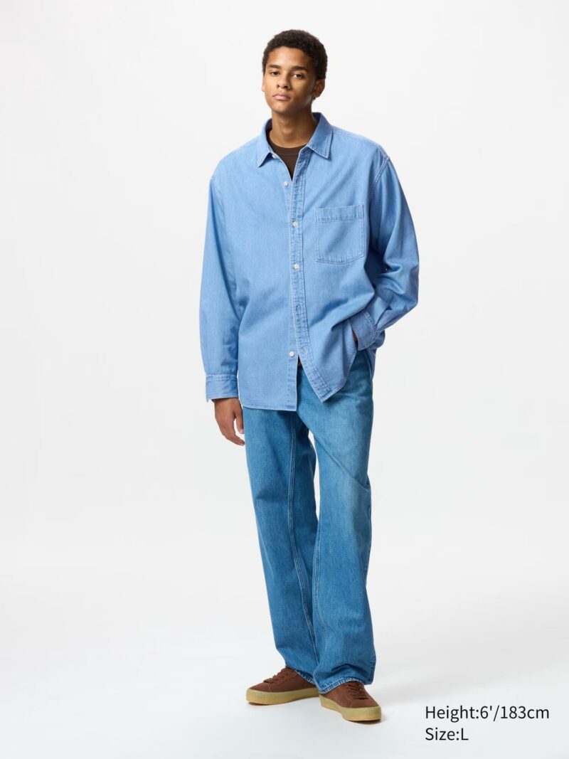 SURCHEMISE UNIQLO EN DENIM – Image 2