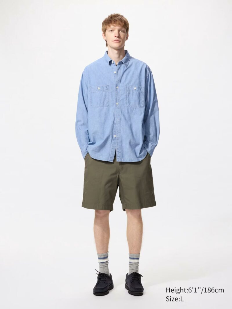 SURCHEMISE UNIQLO EN CHAMBRAY – Image 2