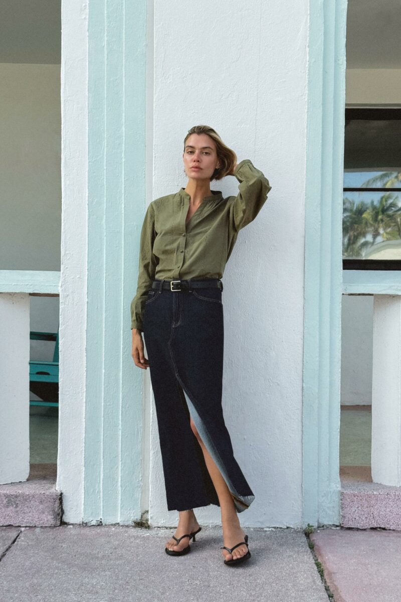 BLOUSE AVEC BRODERIE PERFORÉE – Image 2