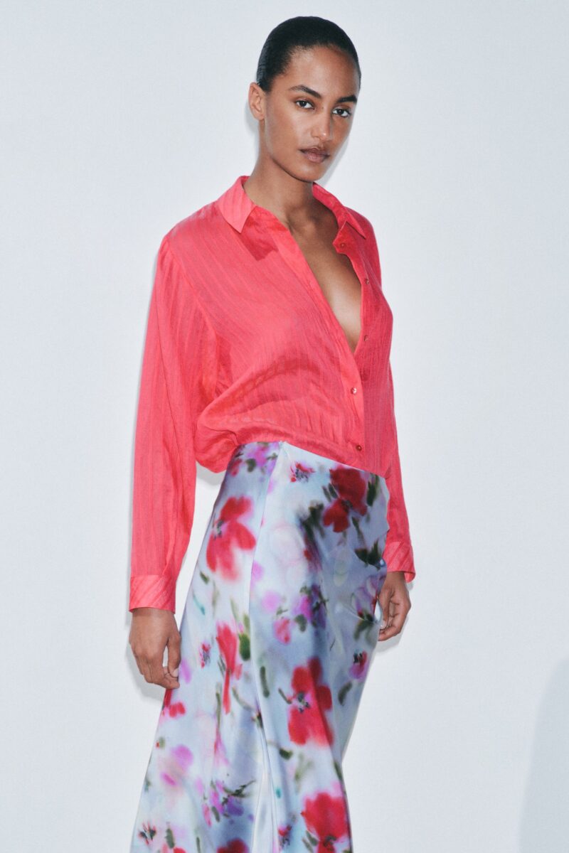 CHEMISE À RAYURES TISSÉE – Image 2