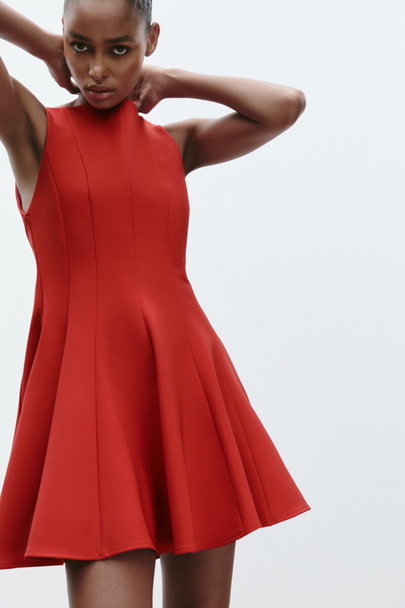 ROBE COURTE ÉVASÉE – Image 2