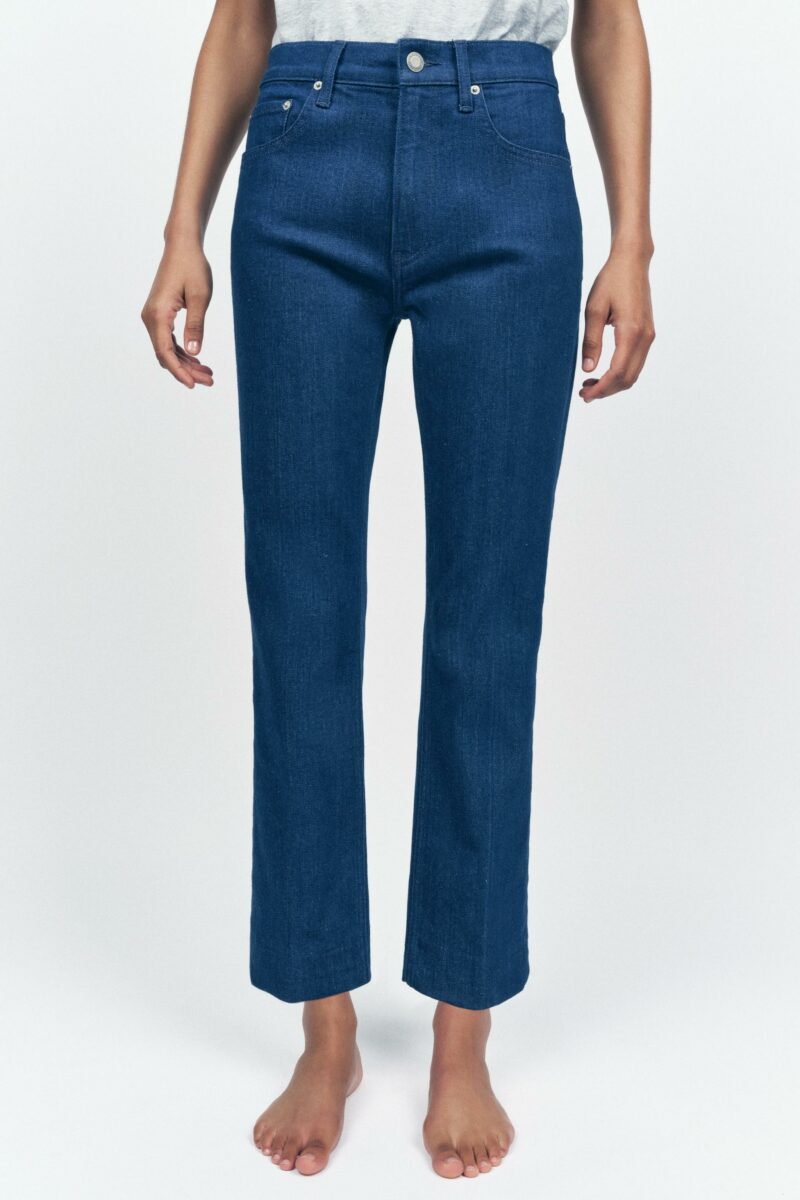 JEAN BOOTCUT TAILLE HAUTE CROPPED – Image 2