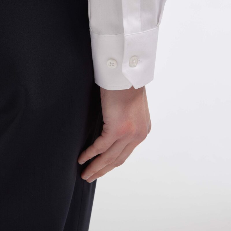 CHEMISE ATELIER PRIVE SLIM FIT STRETCH BLANCHE COL FRANCAIS – Image 2