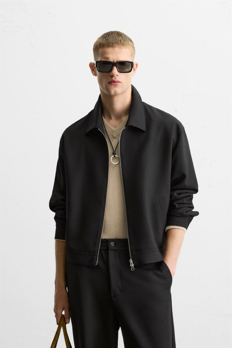BLOUSON REGULAR FIT ZIPPÉ – Image 2