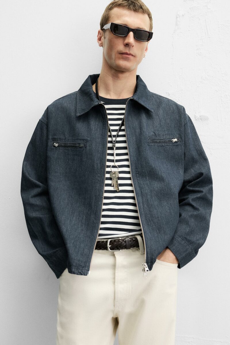 BLOUSON REGULAR FIT ZIPPÉ – Image 2