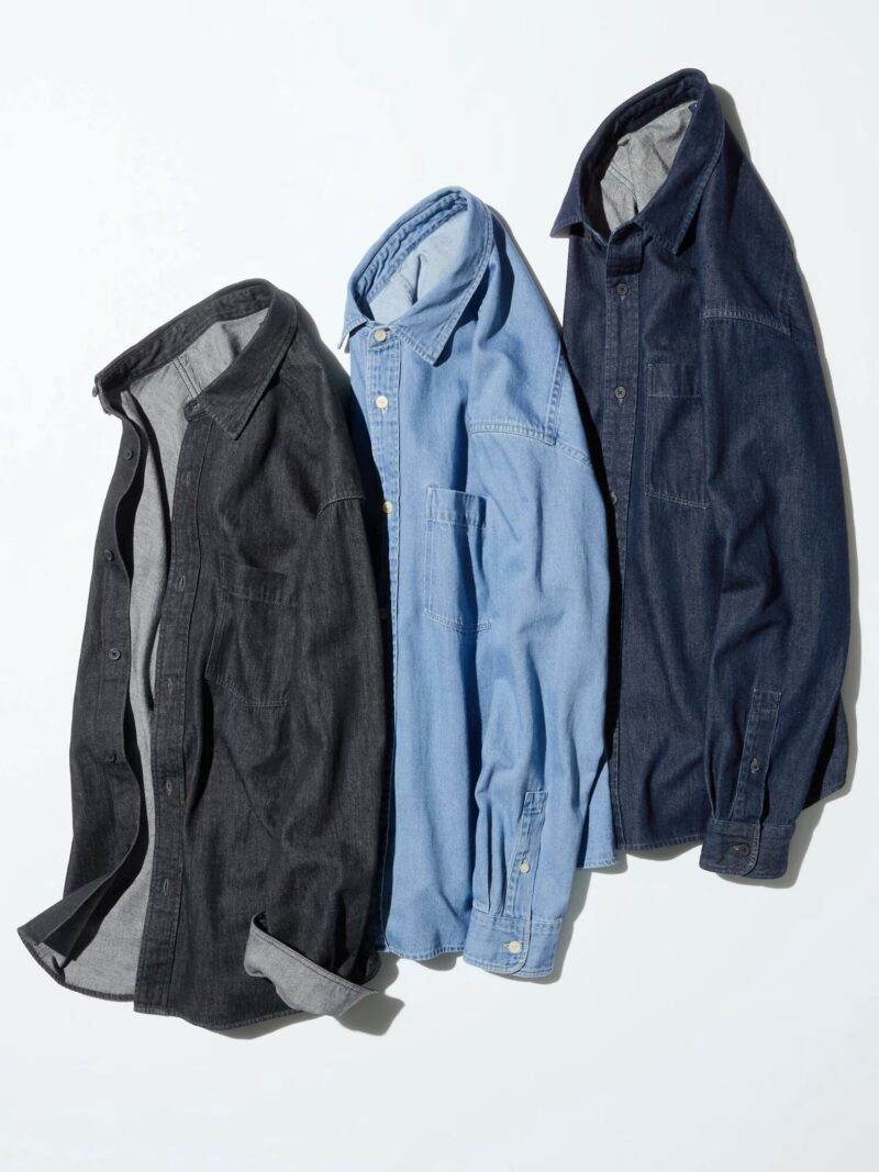 SURCHEMISE UNIQLO EN DENIM – Image 3